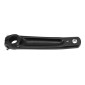 MANIVELLE DROITE + GAUCHE VAE / E-BIKE LONGUEUR 170mm ALU NOIR SML POUR MOTEUR SHIMANO E8000, E7000, E6100 (PAIRE)