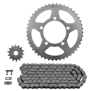 KIT CHAINE ADAPTABLE ZONTES 125 G1 2020>, G1 X 2021>2023, GK 2022> 520 14x46 (DEMULTIPLICATION ORIGINE) -SUPERSPROX- 8592165066806