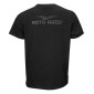 T-SHIRT "MOTO GUZZI" FOR MEN - BLACK "PIAGGIO GENUINE PARTS" --SIZE XXXL -607099M06BL-