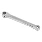 MANIVELLE GAUCHE TYPE THUN LONGUEUR 170 mm ACIER ARGENT (AVEC EMPLACEMENT POUR CLAVETTE 15 mm) -SELECTION P2R- 4215790300001