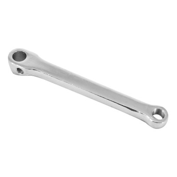 MANIVELLE GAUCHE TYPE THUN LONGUEUR 170 mm ACIER ARGENT (AVEC EMPLACEMENT POUR CLAVETTE 15 mm) -SELECTION P2R- 4215790300001