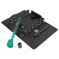 CLIQUET WERA 8100 SB ZYKLOP COMFORT 3/8 METRIQUE AVEC DOUILLES ET RALLONGE NOIR/VERT (SET 16 PIECES) -MARQUE ALLEMANDE POUR LES ATELIERS- 4013288227980