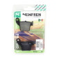 PLAQUETTE DE FREIN NEWFREN POUR HONDA 250 CRF R 2004> AR, 450 CRM X 2007> AR / FANTIC 50 CABALLERO 2010> AR / APRILIA 450 MXV 2009> AR (L 60.5mm - H 44mm - P 9.5mm) (FD0329BD) (DIRT ORGANIQUE) 8025832415404