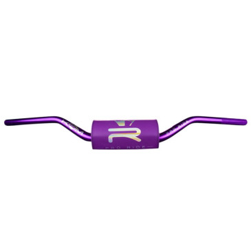 GUIDON 50 A BOITE KRM PRO RIDE OVERSIZE DIAM 28,6mm ALU VIOLET AVEC MOUSSE VIOLET HOLOGRAPHIQUE 3760382284760