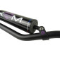 GUIDON 50 A BOITE KRM PRO RIDE DIAM 22,2mm ALU NOIR/VIOLET AVEC MOUSSE 3760382284609