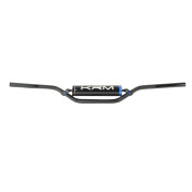 GUIDON 50 A BOITE KRM PRO RIDE DIAM 22,2mm ALU NOIR/BLEU AVEC MOUSSE 3760382284562