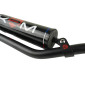 GUIDON 50 A BOITE KRM PRO RIDE DIAM 22,2mm ALU NOIR/ROUGE AVEC MOUSSE 3760382284555