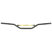 GUIDON 50 A BOITE KRM PRO RIDE DIAM 22,2mm ALU NOIR/JAUNE 3760382284418