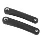 MANIVELLE DROITE + GAUCHE VAE / E-BIKE FSA 175mm NOIR JIS POUR MOTEUR YAMAHA PW (PAIRE) 4710243904404