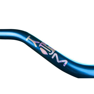 GUIDON 50 A BOITE KRM PRO RIDE OVERSIZE DIAM 28,6mm ALU FULL BLEU AVEC MOUSSE BLEU LOGO HOLOGRAPHIQUE 3760382284746