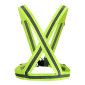 BRETELLES / GILET / BANDE REFLECHISSANTE / FLUORESCENTE DE SECURITE CORPORELLE TAILLE UNIQUE -P2R- 3700948284469