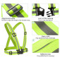 BRETELLES / GILET / BANDE REFLECHISSANTE / FLUORESCENTE DE SECURITE CORPORELLE TAILLE UNIQUE -P2R- 3700948284469