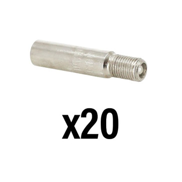 PROLONGATEUR/EXTENSION DE VALVE CLAPET ANTI RETOUR COMPATIBLE TROTTINETTE DIAM 8 mm LONGUEUR 33 mm (VENDU PAR 20) 7427255411666