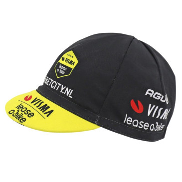 CASQUETTE VELO EQUIPE PRO VISMA JAUNE/NOIR 8013271361017