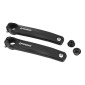 MANIVELLE DROITE + GAUCHE VAE / E-BIKE LONGUEUR 170mm ALU NOIR SML POUR MOTEUR SHIMANO E8000, E7000, E6100 (PAIRE)