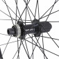 ROUE VTT DISQUE 27.5" KLIXX TUBELESS READY ARRIERE NOIR MOYEU SHIMANO TC500 11/10/9V CENTERLOCK AXE TRAVERSANT 12/142 RAYONS NOIRS JANTE 23C 3700948289655