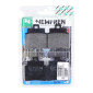 PLAQUETTE DE FREIN NEWFREN POUR KYMCO 300 MAXXER 2006> AR, 250 MXU 2005> AR / SYM 125 VOYAGER 2005> AV, 125 GTS 2006>2007 AV, 125 JOYMAX 2006>2007 (FD0327BE) (ELITE ORGANIQUE) 8025832415374