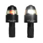 ECLAIRAGE CLIGNOTANT EMBOUT DE CINTRE MAGNETIQUE NOIR RECHARGEABLE USB 30 LUMENS (PAIRE) 0661596978281