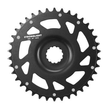 CHAINRING FOR ATB- DIRECT MOUNT 38T. BLACK ALUMINIUM- STRONGLIGHT - E/BIKE SINGLE 7075 STRONGLIGHT (FOR BOSCH SYSTEM 3rd GENERATION) 3700223720828