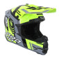 CASQUE CROSS ADULTE PROGRIP 3080 SPIRITS JAUNE FLUO/GRIS S (ECE 22.06) 0801766033673