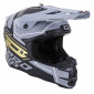 CASQUE CROSS ADULTE PROGRIP 3080 ADVENTURE NOIR/GRIS/OR MAT S (ECE 22.06) 0801766033529