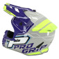 CASQUE CROSS ADULTE PROGRIP 3080 ADVENTURE GRIS/BLEU/JAUNE FLUO S (ECE 22.06) 0801766033642