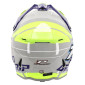 CASQUE CROSS ADULTE PROGRIP 3080 ADVENTURE GRIS/BLEU/JAUNE FLUO S (ECE 22.06) 0801766033642