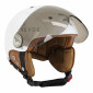 CASQUE VELO ADULTE REVOE PREMIUM URBAIN/CITY BLANC SKY TAILLE 55-56 VISIERE REGLABLE, PROTECTION OREILLE AMOVIBLE (VENDU EN BOITE) COMPATIBLE EBIKE ET TROTTINETTE - HOMOLOGATION EN1078+A1 3707211741865