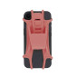 SUPPORT SMARTPHONE/TELEPHONE SILICONE UNIVERSEL ROUGE AVEC FIXATION CLIPS (VENDU A L'UNITE) 3700948298435