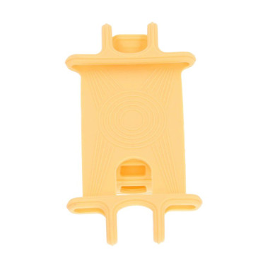 SUPPORT SMARTPHONE/TELEPHONE SILICONE UNIVERSEL JAUNE AVEC FIXATION CLIPS (VENDU A L'UNITE) 3700948298459