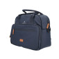 SACOCHE ARRIERE VELO HAPO.G VELOTAF BLEU FIXATION PORTE BAGAGE (28x34x15cm) - FIXATION SANGLES VELCRO SUR PORTE BAGAGE 3104889922808