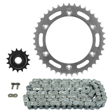 KIT CHAINE ADAPTABLE BRIXTON 500 CROSSFIRE 2021> 520 15x41 (DIAM COURONNE 136/156/8.5) (DEMULTIPLICATION ORIGINE) -AFAM- 5400598231773