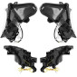 CLIGNOTANT ET FEUX AR MAXISCOOTER ADAPTABLE YAMAHA 530 TMAX 2017>2019 TRANSPARENT AV/AR DROIT ET GAUCHE A LEDS (HOMOLOGUE CE) -P2R- 3700948285350