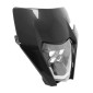 PLAQUE PHARE/TETE DE FOURCHE MOTO UNIVERSEL TYPE KTM EXC 2.0 NOIR (HOMOLOGUE CE) (LED) -P2R- 3700948285435