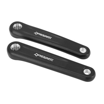 MANIVELLE DROITE + GAUCHE VAE / E-BIKE LONGUEUR 170mm ALU NOIR ISIS POUR MOTEUR BROSE (PAIRE)