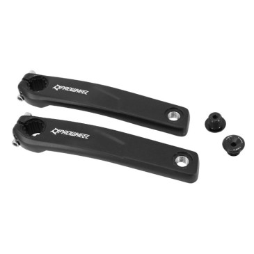 MANIVELLE DROITE + GAUCHE VAE / E-BIKE LONGUEUR 170mm ALU NOIR POUR MOTEUR BAFANG M500, M600 (PAIRE)