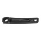 MANIVELLE DROITE + GAUCHE VAE / E-BIKE LONGUEUR 170mm ALU NOIR POUR MOTEUR BAFANG M500, M600 (PAIRE)