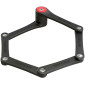 ANTIVOL VELO PLIABLE/PLIANT A CLE SEATYLOCK MINI 75cm NOIR/ROUGE TYPE COUTEAU 5060967810031