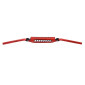 HANDLEBAR FOR 50cc MOTORBIKE VOCA CROSS - ALUMINIUM T6 - Ø22,2mm W 805mm H94mm - RED WITH PAD RED 3700948184486