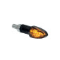 CLIGNOTANT MOTO TAAC FR17 9 LEDS FUME/NOIR (M8 / LONG 54mm / H 20mm) (PAIRE) QUALITE PREMIUM -HOMOLOGUE ECE- 8026492167498