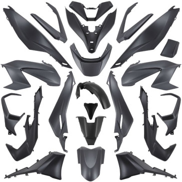 FAIRINGS/BODY PARTS FOR HONDA 125, 350 FORZA 2021> DARK GREY (22 PARTS KIT) -P2R- 3700948267288