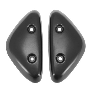 CARENAGE/PAD SCOOT ADAPTABLE MBK 50 STUNT/YAMAHA 50 SLIDER ARRIERE NOIR TEINTE MASSE (PAIRE) -P2R- 3700948286739