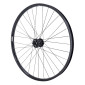 ROUE VTT DISQUE BLOCAGE 27.5" MAXX 25 TUBELESS READY AVANT NOIR MOYEU SHIMANO M475 DISQUE 6 TROUS DISQUE COMPATIBLE VAE / ALL TERRAIN - JANTE 25C 32 RAYONS