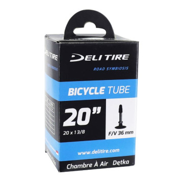 CHAMBRE A AIR VELO 20 x 1 3/8 - 500A DELI VALVE PRESTA 36mm 3700948278673