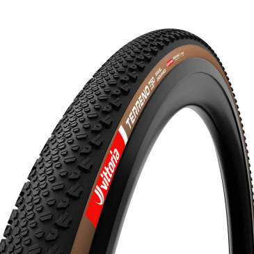 PNEU GRAVEL 700 X 40 VITTORIA TERRENO T50 MIXED ENDURANCE GRAPHENE 2.0 NOIR/MARRON TUBELESS READY TS (40-622) 8022530032650