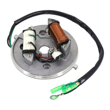 IGNITION STATOR FOR MOPED MBK 51- MORIYAMA TYPE- NEW MODEL (WITH PLATE) -P2R- 3700948104859