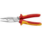 PINCE MULTIFONCTION PRO KNIPEX ISOLEE 1000 V POUR INSTALLATION ELECTRIQUE (6 FONCTIONS) (13 96 200) -MADE IN GERMANY - 4003773075110