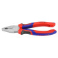 PINCE UNIVERSELLE PRO KNIPEX 180mm CHROME AVEC POIGNEE CONFORT (03 05 180) -MADE IN GERMANY- 4003773034933