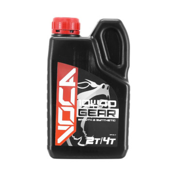 HUILE DE TRANSMISSION VOCA RACING 10W40 (1 L) 100% SYNTHESE POUR MOTOS 2T, 4T 3700948295564