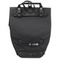 SACOCHE ARRIERE VELO HAPO.G WATERPROOF PVC 20L NOIR (VENDU A L'UNITE) - FIXATION CROCHETS SUR PORTE BAGAGE 3104889922457